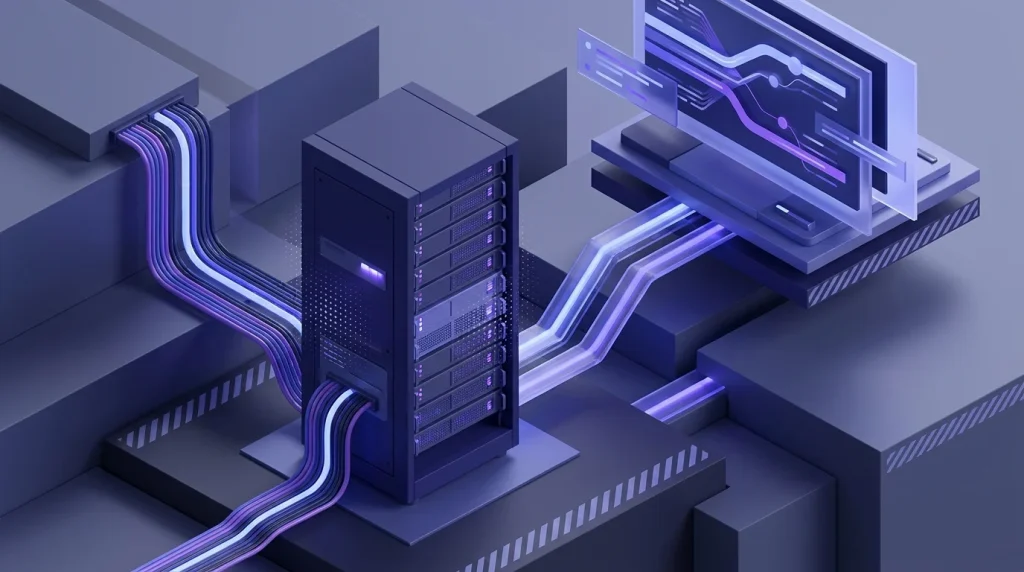 Server infrastructure enabling high-speed automated workflow routing